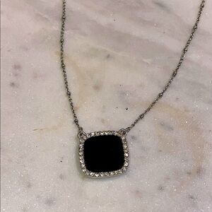 Silver Onyx Necklace
